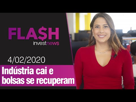 Flash: Dados do IBGE sobre a Indústria,  ações da Petrobras e informações sobre bolsa e dólar