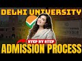 Cuet 2024  du admission 2024  step by step process shipra mishra