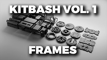 Hardsurface Kitbash Vol. 1 [002] | How to Model Frames
