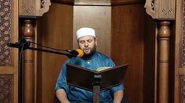 الشيخ القارئ عبد الكريم حمادوش الجزائري حفظه الله من مسجد الرحمة الحمدانية ولاية المدية