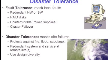 Lecture 20. Why Systems Fail and What We Can Do About It? (CS 162, Fall 2013, UC Berkeley)