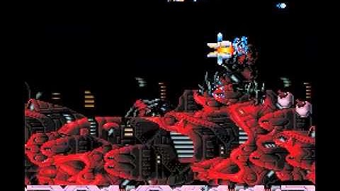 Super R-Type (SNES) Stage 4 - Giant Space Ship