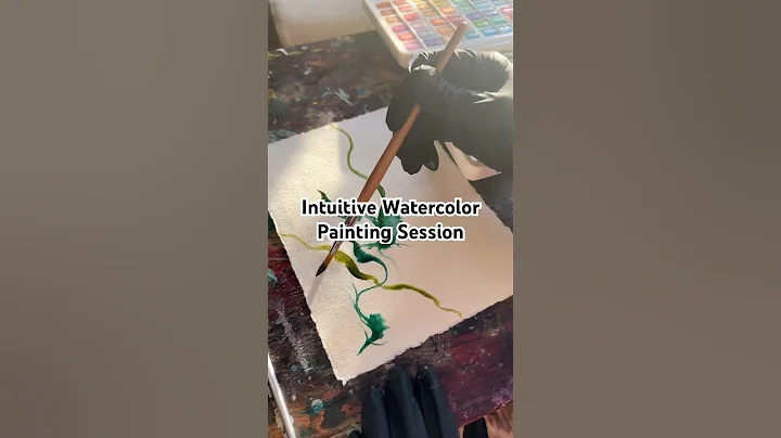 Intuitive Watercolor Painting Session 1 #watercolor #watercolorpainting #art #painting #intuitiveart