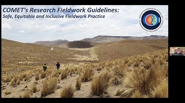 COMET Webinar: Sam Wimpenny. Fieldwork Guidelines: Safe, Inclusive and Equitable Field Research