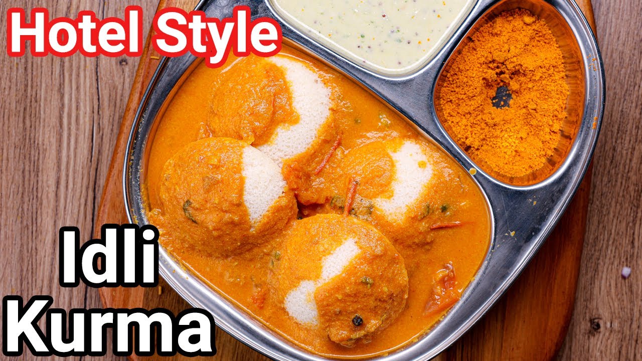 Special Red Color Kurma for Idli & Dosa - Hotel Style   Multipurpose Breakfast Thin Kurma Curry