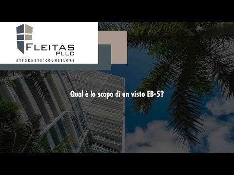 Qual è lo scopo di un visto EB-5?