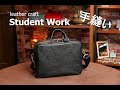 レザークラフト教室レポ：生徒さんの作品　leather craft Student work