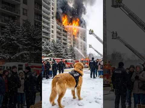 Golden Retriever Rescues Baby Cats from the House before Deadly Flames Strike #dog #rescue #animals