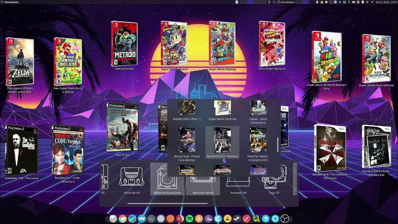 Custom Retro Gaming OS (Linux) By myself )) YouTube