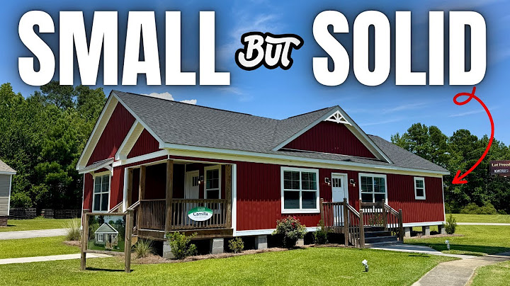 BEST WELL BUILT modular home on the SMALLER side money can BUY! Prefab House Tour