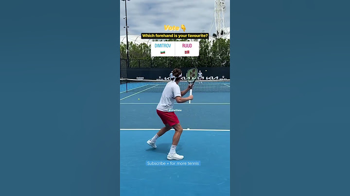 DIMITROV or RUUD has the best forehand?! 💥🎾🤔 #Dimitrov #Ruud #Tennis #Forehand