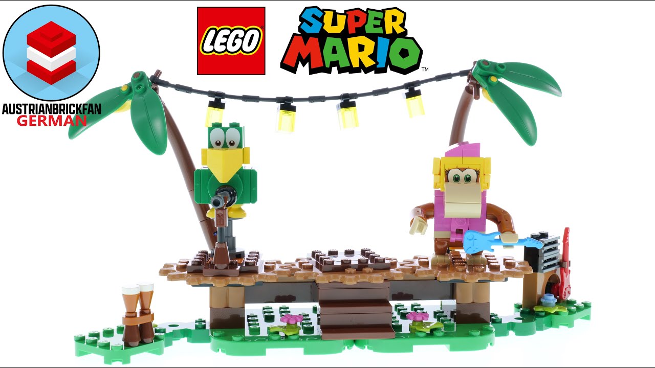 LEGO Super Mario 71421 Dixie Kongs Dschungel Jam – Erweiterungsset Speed Build