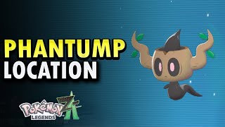 Phantump Location - Pokedex No. 182 Pokemon Legends Z-A