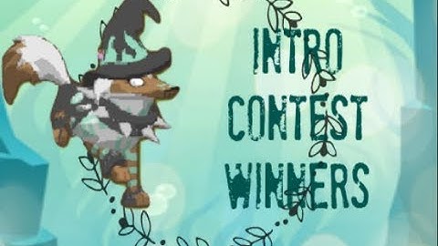 Intro Contest Winners! Animal Jam *READ DESC.*