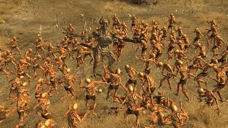 How Many Feral Ghouls To Kill 1 Deathclaw? | Fallout New Vegas Ai Battles | NPC Wars
