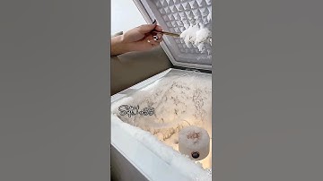 SOFT FROST EATING 🧊 #freezerfrost #whiteice #frost #icebites #softice #iceeating #iceasmr