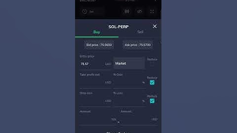 HOW TO PLACE A TRADE ON FTX EXCHANGE (APP VERSION)