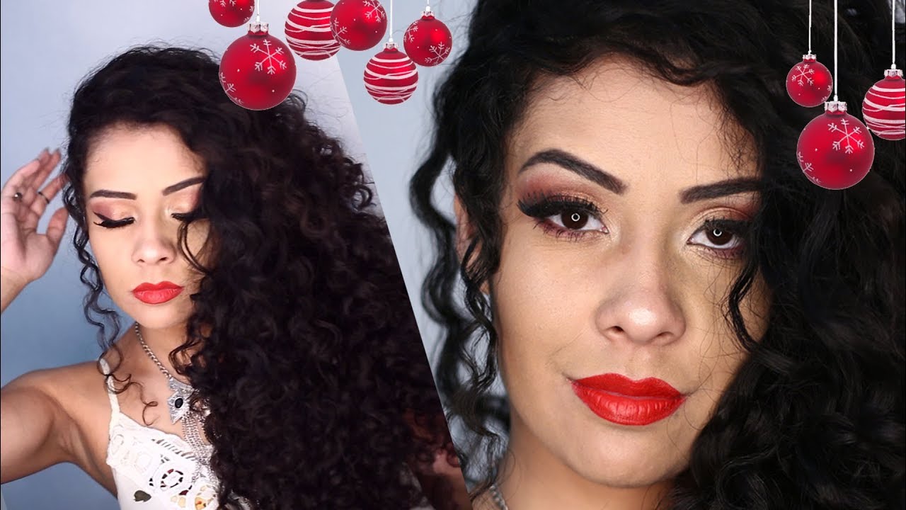 MAQUIAGEM + PENTEADO | PARA FESTAS DE FIM DE ANO