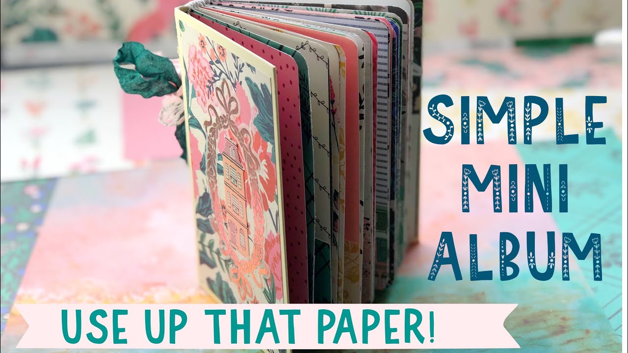 Mini álbum  Scrapbook albums tutorial, Mini scrapbook, Mini album tutorial