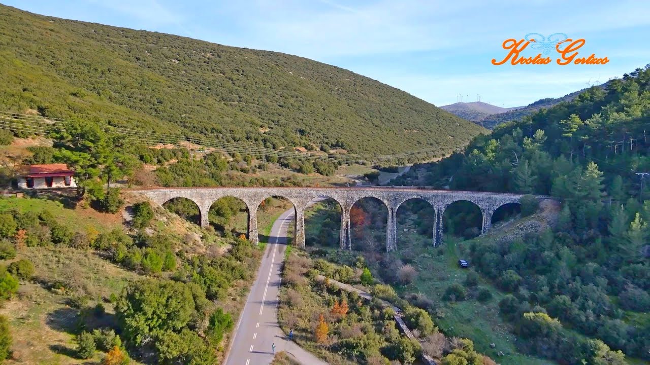 ΤΡΕΝΟΓΕΦΥΡΑ ΜΑΝΑΡΗ, ΑΡΚΑΔΙΑ. MANARIS RAILWAY BRIDGE, ARCADIA, GREECE.