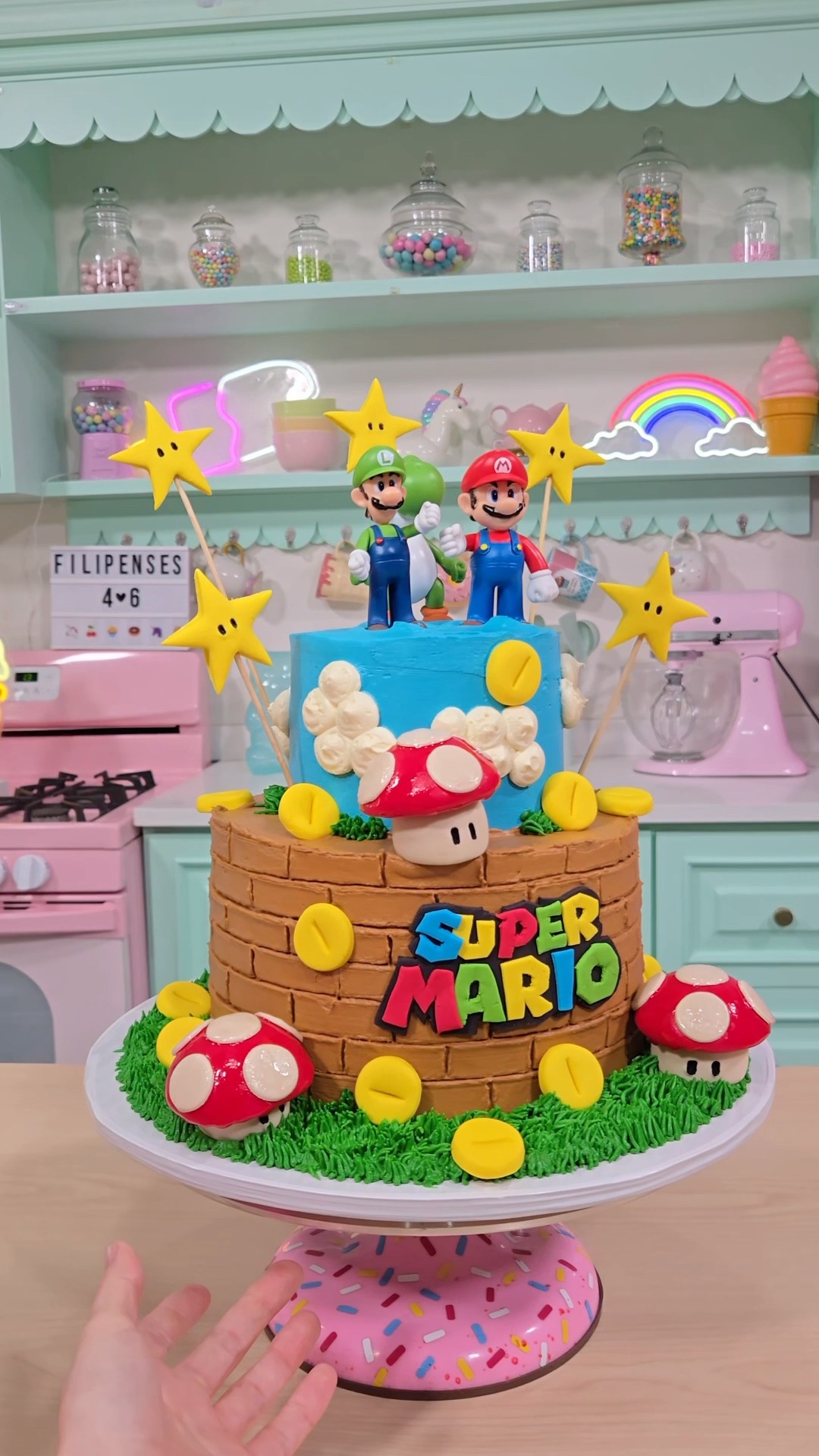 LADRILLOS CON PICADIENTES ? PASTEL MARIO BROS | MIS PASTELITOS
