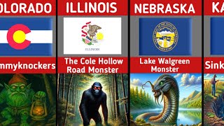 👹 Hidden Monsters of America | Most Terrifying Cryptid from Each State