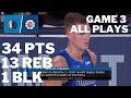 Kristaps Porzingis vs. Clippers: 34 pts, 13 reb ALL PLAYS 2019/2020 Play Offs Game 3 [21.08.20.]