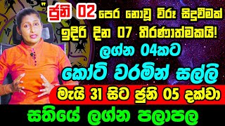    2022  Sathiye Lagna Palapala  June Horoscope 2022  2022 June Astrology Forecast