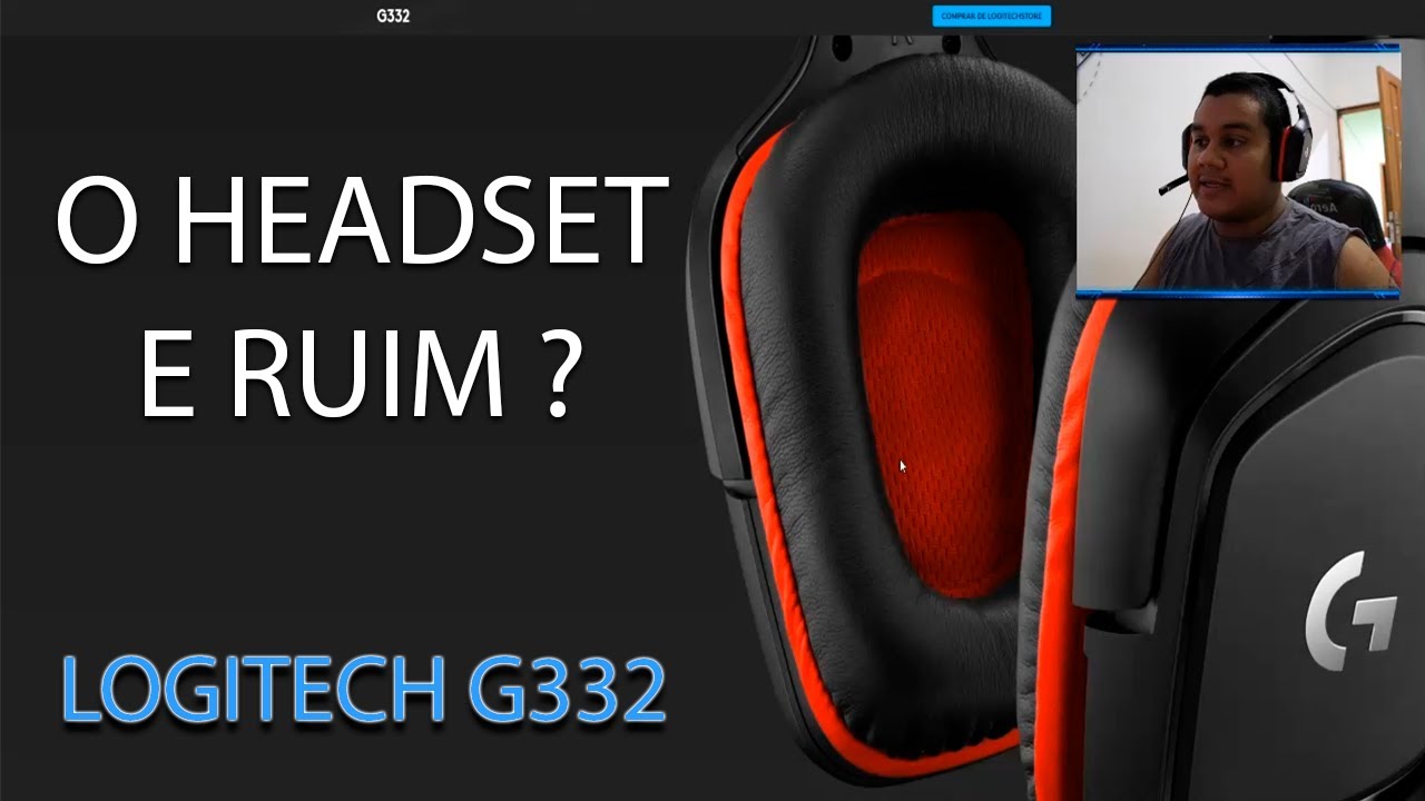 Headset Logitech G332 - Oque Achei 