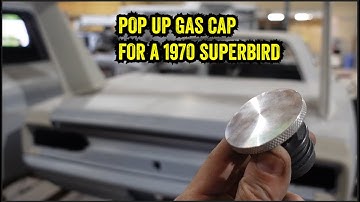 Installing a flush mount POP-UP gas cap | 1970 Plymouth SUPERBIRD
