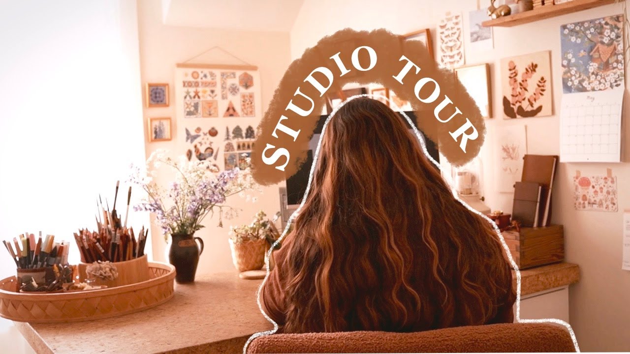 Studio Tour. 🌷🌷 Why your creative space matters (even if it's not perfect).