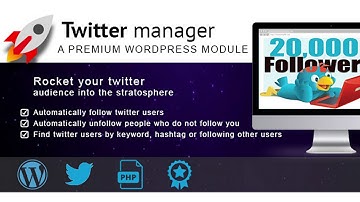 Twitter Manager WP Plugin | Codecanyon Scripts and Snippets