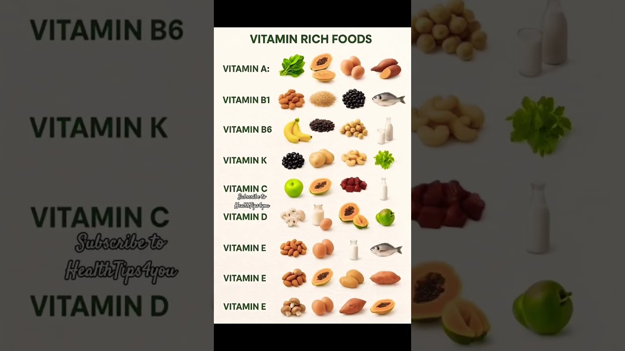 Top 10 Vitamin Rich Foods You Should Eat Every Day Healthtips Vitamind