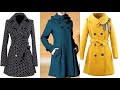 top41 double breasted winter collection woollen long coat/jackets design A Line trench coat/JACKETS
