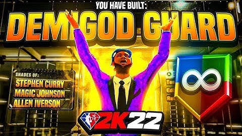 This NEW *DEMIGOD* GUARD BUILD BROKE NBA 2K22! BEST PG BUILD IN NBA 2K22! BEST BADGES FOR PGS 2K22!