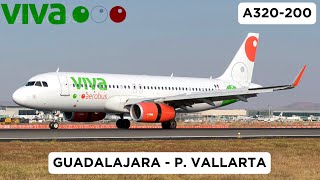 TRIP REPORT: VivaAerobus l Guadalajara - Puerto Vallarta l ECONOMY l A320 REPORTE DE VUELO