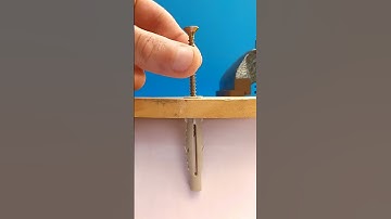 Few People Know This Trick Using Dowels #shorts #diy #construction #tips #skills