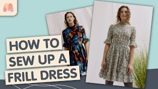 How to make a Frill Dress for Beginners | Spring Dress | Liberty London Alexa Frill Dress