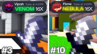 I asked for the Top Texture Packs. Here were the results.