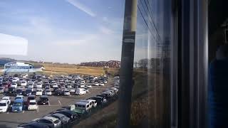 【手を振る子供にサービス警笛】名鉄2200系2205F木曽川橋梁