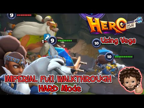 HEROish - IMPERIAL Level Full WALKTHROUGH HARD mode with Vega | Apple Arcade