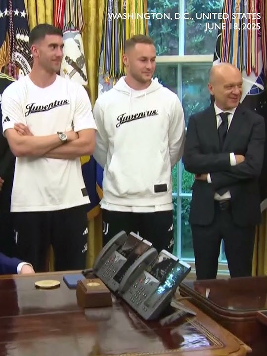 Trump meets Juventus players, asks if a women would make their team