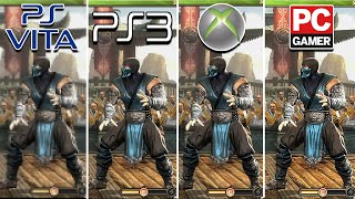 Mortal Kombat (2011) PS Vita vs PS3 vs XBOX 360 vs PC (Which One is Better?)