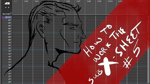 Opentoonz Tutorial - How To Work the X-Sheet 5
