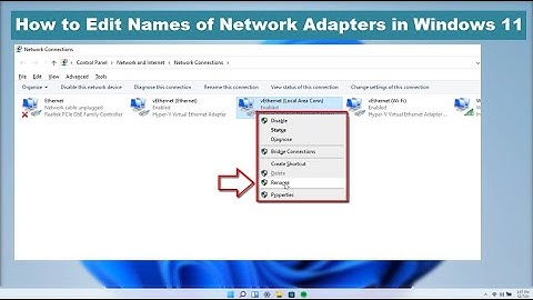 How to Rename Network Adapters on Windows 11