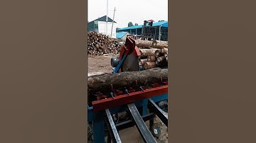 Automatic wood cutting process #smartwork #goodtools