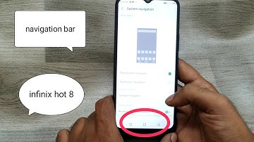 How to Hide Navigation Bar in Infinix Hot 8| Gesture navigation” on the Infinix Hot 8 smart phone.