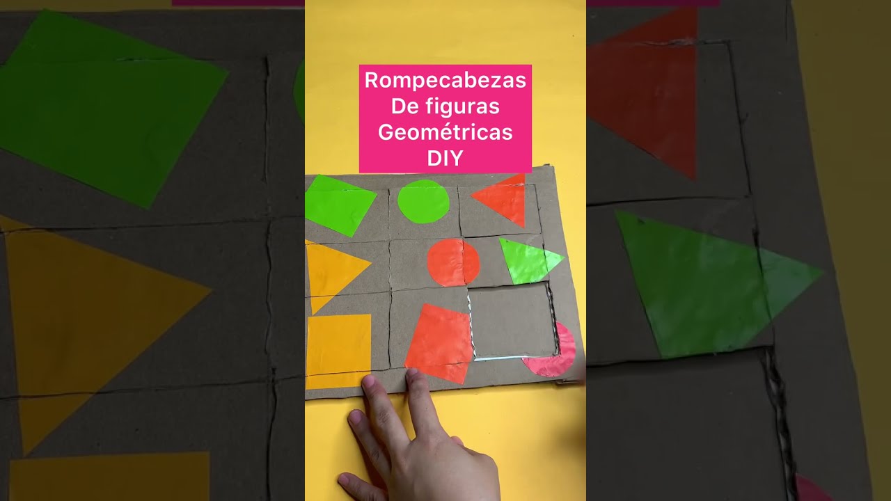 hacer un rompecabezas de figuras geométricas? - YouTube