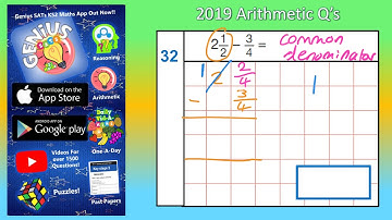 2019 Arithmetic Paper 1 Q32 KS2 SATS