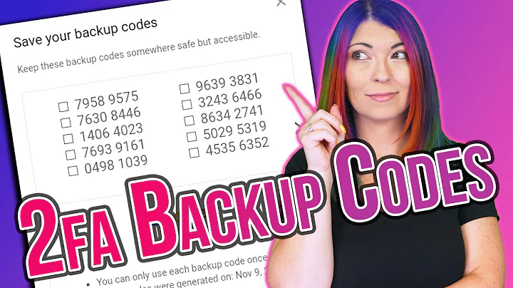 Don't Use 2FA Without These! What Are 2FA Backup Codes?